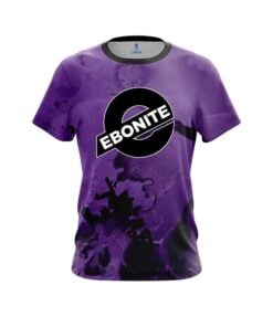 Ebonite Purple Graffiti Grunge CoolWick Bowling Jersey