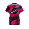 Ebonite Solid Pink Grunge CoolWick Bowling Jersey