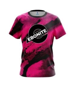 Ebonite Solid Pink Grunge CoolWick Bowling Jersey