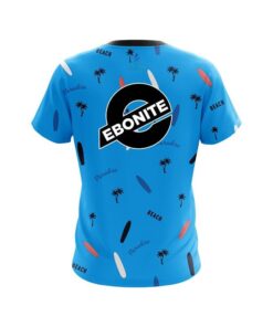 Alternative view of Ebonite Paradise Palms CoolWick Bowling Jersey