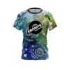 Ebonite Watercolor Floral Art CoolWick Bowling Jersey