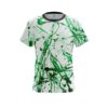 Plain Green Paint Splash CoolWick Bowling Jersey