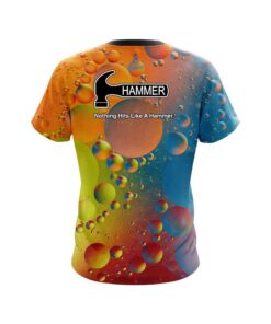 Alternative view of Hammer Air Bubbles CoolWick Bowling Jersey