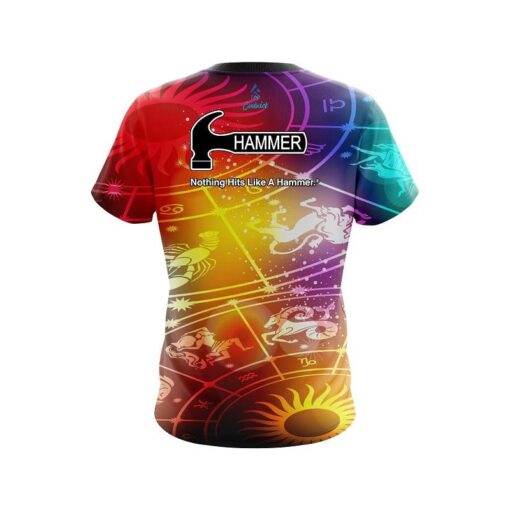 Hammer Astrological Signs CoolWick Bowling Jersey - Image 2