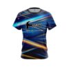 Hammer Blue Futuristic Rays CoolWick Bowling Jersey