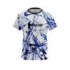 Hammer Blue Paint Splash CoolWick Bowling Jersey