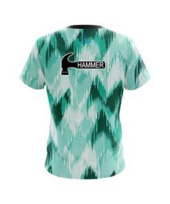 Alternative view of Hammer Chevron Green CoolWick Bowling Jersey