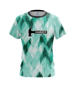 Hammer Chevron Green CoolWick Bowling Jersey