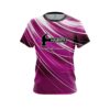 Hammer Deep Pink Stripes CoolWick Bowling Jersey