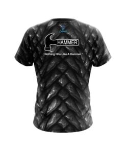 Alternative view of Hammer Black Dragon Scales CoolWick Bowling Jersey