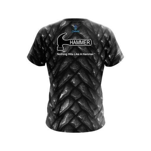 Hammer Black Dragon Scales CoolWick Bowling Jersey - Image 2