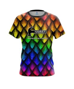 Hammer Colorful Dragon Scales CoolWick Bowling Jersey