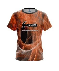 Hammer Energy Swirls Orange CoolWick Bowling Jersey