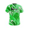 Hammer Green And White Liquid Swirls CoolWick Bowling Jersey - Image 2