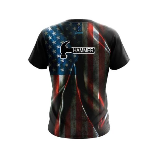 Hammer Old Glory CoolWick Bowling Jersey - Image 2