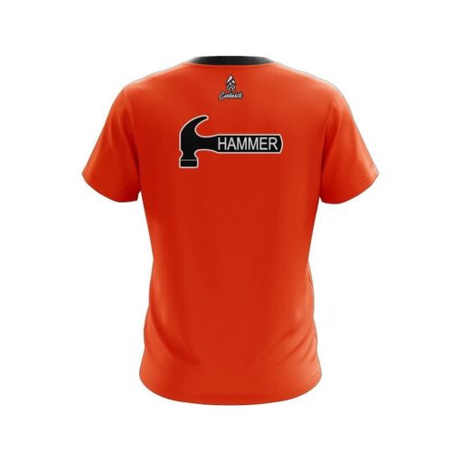 Hammer Orange Vibe CoolWick Bowling Jersey - Image 2