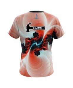 Alternative view of Hammer Peach Motion Vortex CoolWick Bowling Jersey