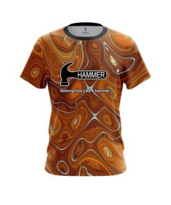 Hammer Psychedelic Orange Flow CoolWick Bowling Jersey