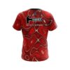 Hammer Psychedelic Red Flow CoolWick Bowling Jersey - Image 2
