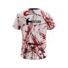 Hammer Red Paint Splash CoolWick Bowling Jersey - Image 2