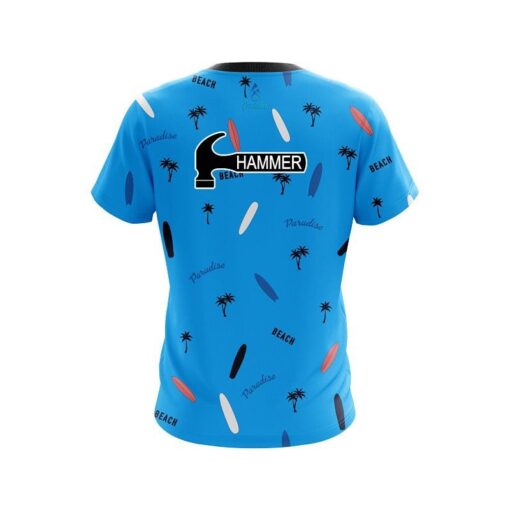 Hammer Paradise Palms CoolWick Bowling Jersey - Image 2