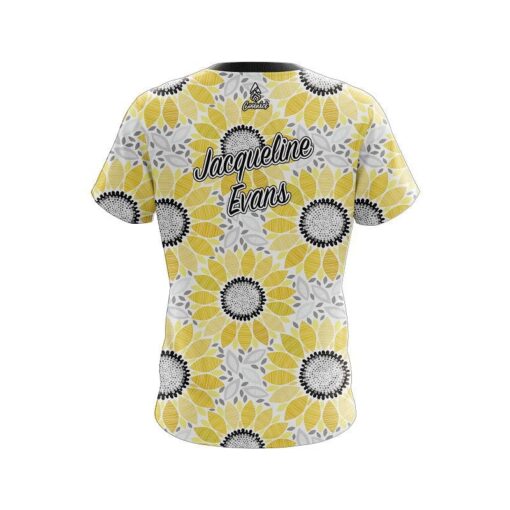 Jacqueline Evans Storm Sunflowers Replica CoolWick Bowling Jersey - Image 2