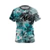 Motiv Aqua Tropical Leafs Effect CoolWick Bowling Jersey