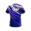 Motiv Deep Blue Stripes CoolWick Bowling Jersey - Image 2
