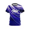 Motiv Deep Blue Stripes CoolWick Bowling Jersey