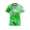 Motiv Green And White Liquid Swirls CoolWick Bowling Jersey