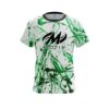 Motiv Green Paint Splash CoolWick Bowling Jersey