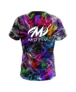 Alternative view of Motiv Liquid Hypno Swirl CoolWick Bowling Jersey