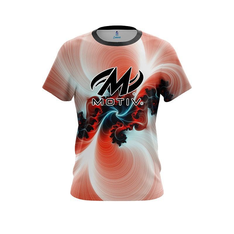 Motiv Peach Motion Vortex CoolWick Bowling Jersey