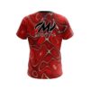 Motiv Psychedelic Red Flow CoolWick Bowling Jersey - Image 2