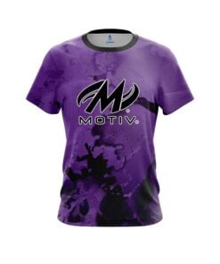 Motiv Purple Graffiti Grunge CoolWick Bowling Jersey