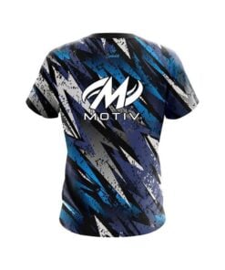 Alternative view of Motiv Retro Zig Zag CoolWick Bowling Jersey