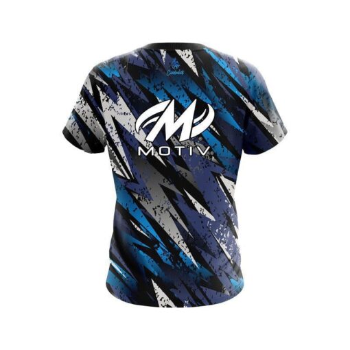 Motiv Retro Zig Zag CoolWick Bowling Jersey - Image 2