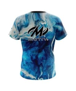 Alternative view of Motiv Sea Splash CoolWick Bowling Jersey