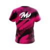 Motiv Solid Pink Grunge CoolWick Bowling Jersey - Image 2