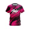 Motiv Solid Pink Grunge CoolWick Bowling Jersey