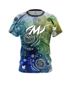 Motiv Watercolor Floral Art CoolWick Bowling Jersey