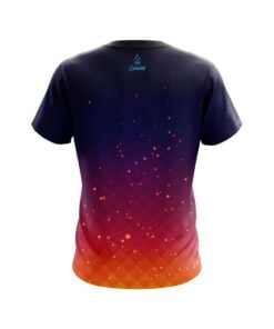 Alternative view of Plain Orange And Pink Fire Sparks CoolWick Bowling Jersey