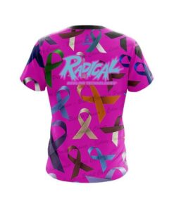 Alternative view of Radical Cancer Sucks CoolWick Bowling Jersey