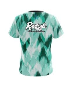 Alternative view of Radical Chevron Green CoolWick Bowling Jersey