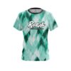 Radical Chevron Green CoolWick Bowling Jersey