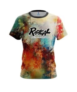 Radical Colorful Painted Canvas Grunge CoolWick Bowling Jersey