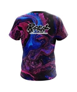 Alternative view of Radical Cotton Candy Marble CoolWick Bowling Jersey