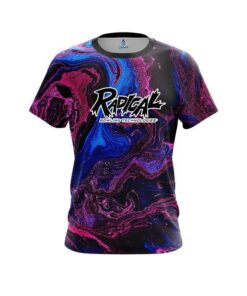 Radical Cotton Candy Marble CoolWick Bowling Jersey