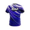 Radical Deep Blue Stripes CoolWick Bowling Jersey - Image 2