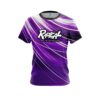 Radical Deep Purple Stripes CoolWick Bowling Jersey